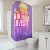 この娘は駄洒落が好きだ シャワーカーテン (インサイチュ)