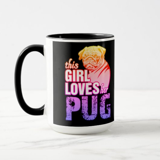 この娘は駄洒落が好きだ マグカップ (左)