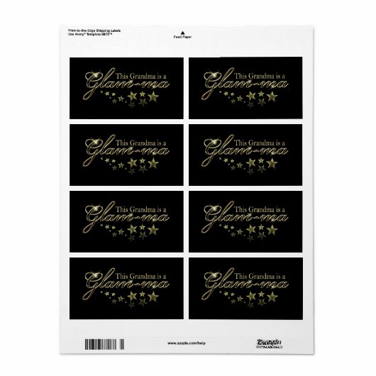 この婆さんは釉薬を使っている ラベル (フルシート)