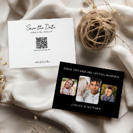 この子たちは結婚する3枚の写真 招待状