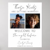 この子たちは結婚のリハーサルのディナーを食べようとしている ポスター (正面)