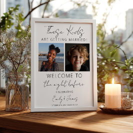 この子たちは結婚のリハーサルのディナーを食べようとしている ポスター