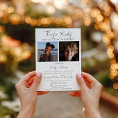 この子たちは結婚のリハーサルのディナーを食べようとしている 招待状