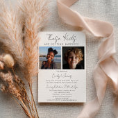 この子たちは結婚のリハーサルのディナーを食べようとしている 招待状