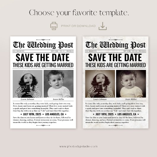 この子たちは結婚結婚新聞に載る シーズンカード