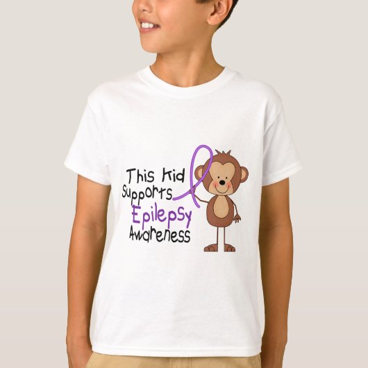 この子てんかん認識度 Tシャツ (正面)