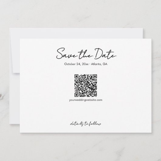 この子どもたちは結婚した子供時代の写真を撮ろうとしている 招待状 (裏面)