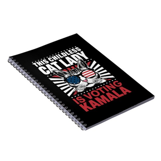 この子どものいないキャットレディはカマラ2024に投票している ノートブック (右側)