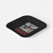 この子どものいないキャットレディはカマラ2024に投票している ペーパープレート (傾斜あり)