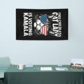 この子どものいないキャットレディは、Kamala-Harris 24に投票している 横断幕 (トレードショー)