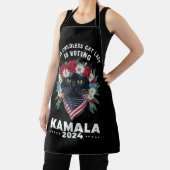 この子どものいない猫レディーズレディはカマラに投票している エプロン (インサイチュ)