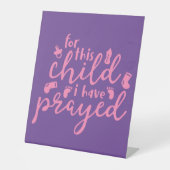 この子のために祈は 台座サイン (正面)