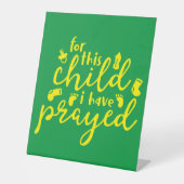 この子のために祈は 台座サイン (正面)