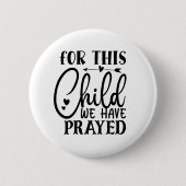 この子のために祈 缶バッジ (正面)