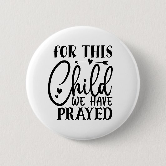 この子のために祈 缶バッジ (正面)