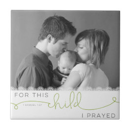 この子のために祈I - 1サミュエル1:27 タイル