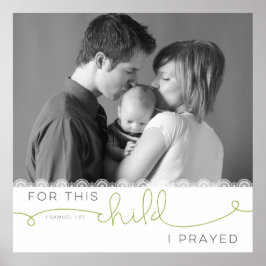 この子のために祈I - 1サミュエル1:27 ポスター