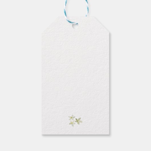 この子のために私たちは祈メッセージカードだ ギフトタグ (裏面)