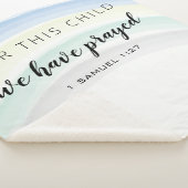 この子のために私たちは虹祈の男の赤ちゃん シェルパブランケット (3/4)