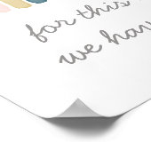 この子のために私たちボ祈ホの水の色の虹 ポスター (角)