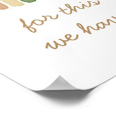 この子のために私たちボ祈ホブルー虹のポスター ポスター (角)