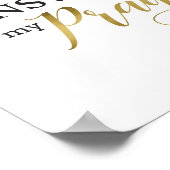 この子のために私のアー祈トプリント ポスター (角)