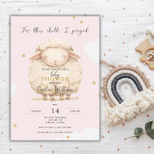 この子のために私はピ祈ンクク子羊の宗教的 招待状