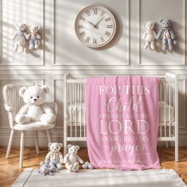 この子のために私祈のベビーブランケット シェルパブランケット