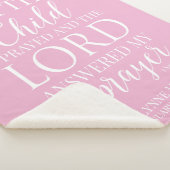 この子のために私祈のベビーブランケット シェルパブランケット (3/4)