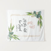 この子のために私達は聖書祈の聖句を持っている タペストリー (正面(横))