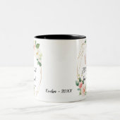 この子のために私達は聖書祈の聖句を持っている ツートーンマグカップ (中央)