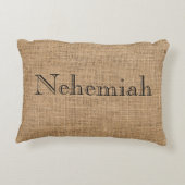 "この子のために私"祈子供部屋綿枕 アクセントクッション (裏面)