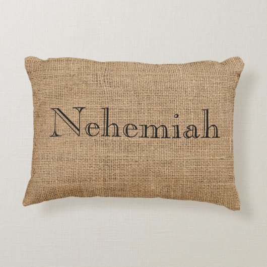 "この子のために私"祈子供部屋綿枕 アクセントクッション (裏面)