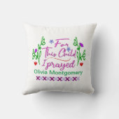 この子の祈娘に クッション (裏面)