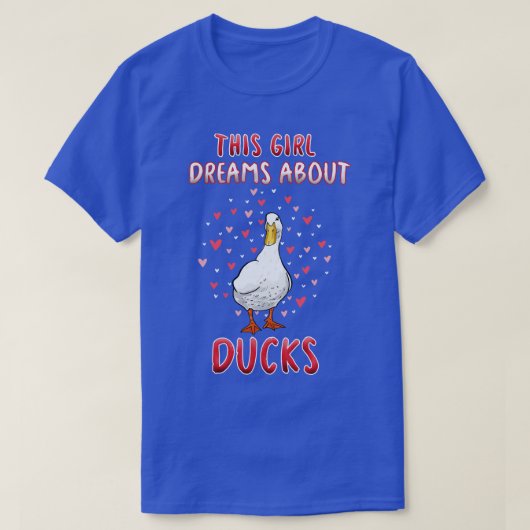この子はアヒルの夢を見る Tシャツ (デザイン正面)