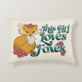 この子はキツネ アクセントクッション (正面)
