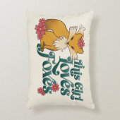 この子はキツネ アクセントクッション (正面(垂直))