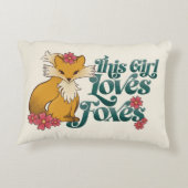 この子はキツネ アクセントクッション (裏面)