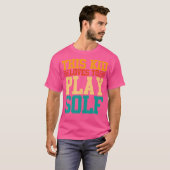 この子はゴルフが大好遊き Tシャツ (正面フル)