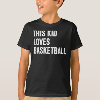 この子はバスケットボールの恋人が大好き Tシャツ