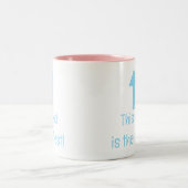 この子はマグ最高のだ ツートーンマグカップ (中央)