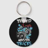 この子はモンスタートラックティーが大好き キーホルダー (正面)