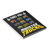 この子はモンスター・トラックの男の子と女の子が大好き ノートパッド (アングル)