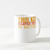 この子はラフティングが大好き コーヒーマグカップ (正面右)