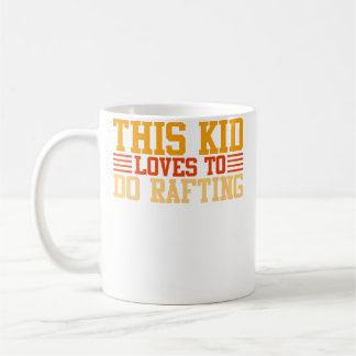 この子はラフティングが大好き コーヒーマグカップ
