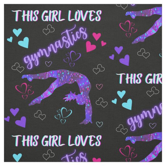 この子は体操が大好き ファブリック (見本)