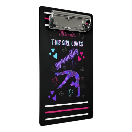この子は体操が大好き ミニクリップボード (アングル)