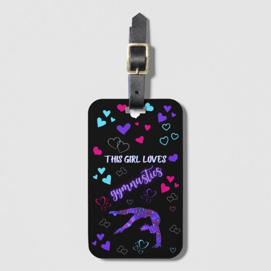 この子は体操が大好き ラゲッジタグ (正面縦)