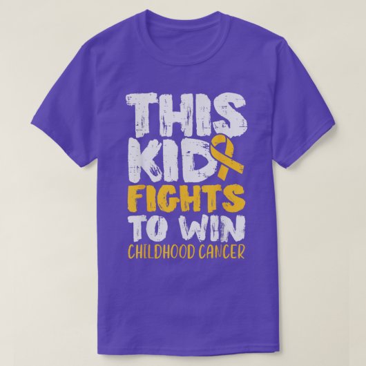 この子は子どもの頃の試合を勝ち取るために戦う Tシャツ (デザイン正面)