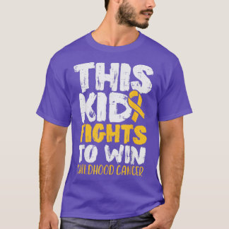 この子は子どもの頃の試合を勝ち取るために戦う Tシャツ